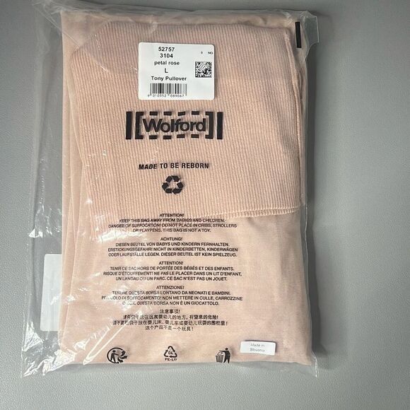 NWT Wolford Tony Pullover Turtleneck Top L - Picture 14 of 15